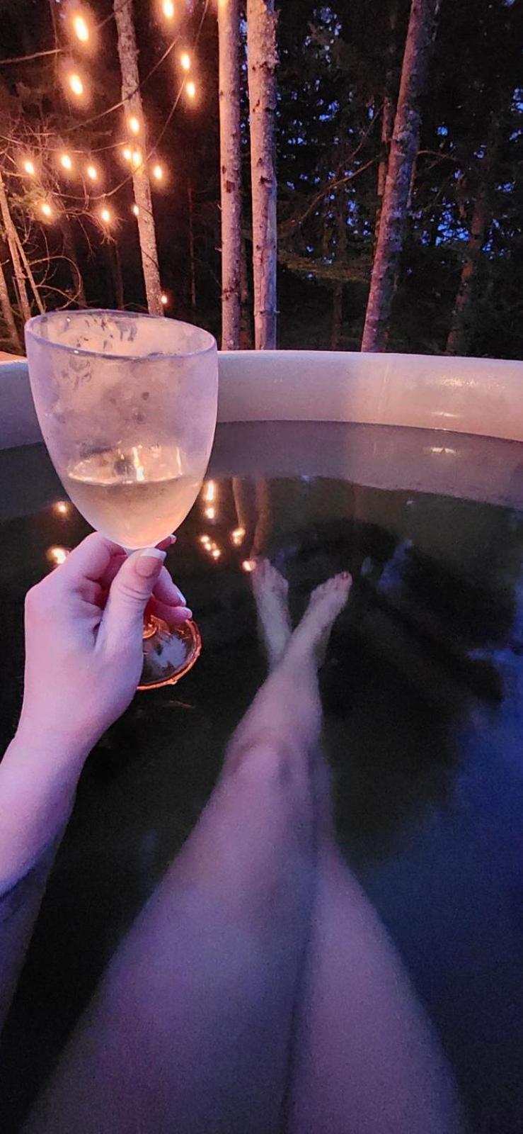 Chalet Le Cozy, Spa Et Sauna Notre-Dame-de-la-Merci Luaran gambar