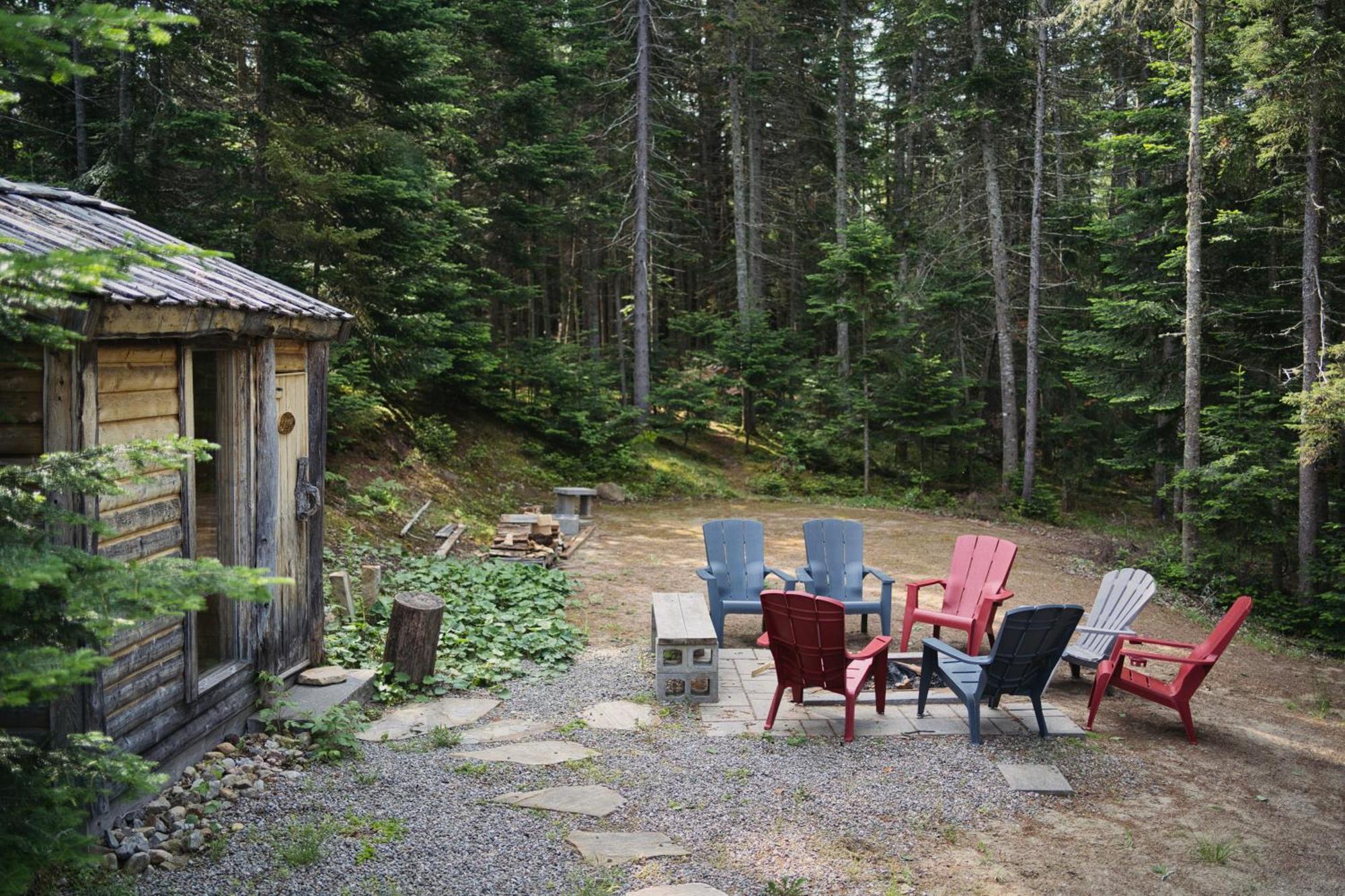 Chalet Le Cozy, Spa Et Sauna Notre-Dame-de-la-Merci Luaran gambar